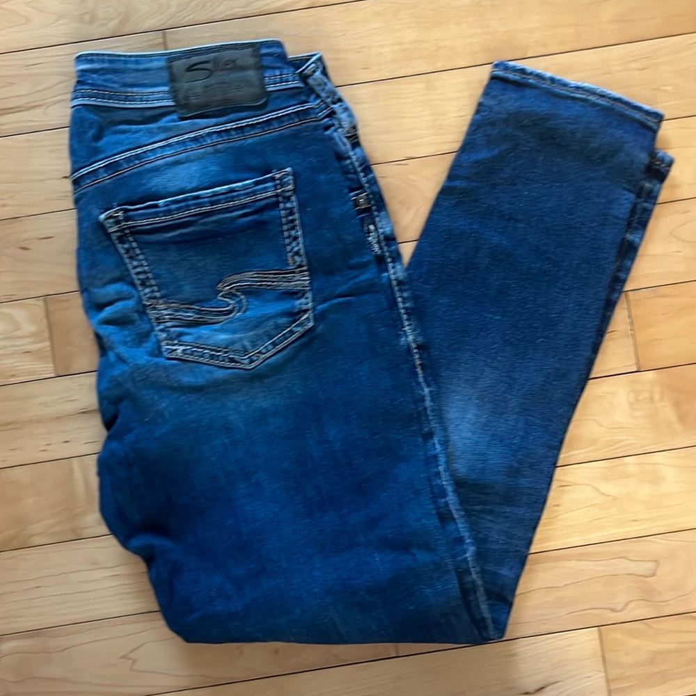 Silver Avery Skinny ankle Jean Sz 29x27